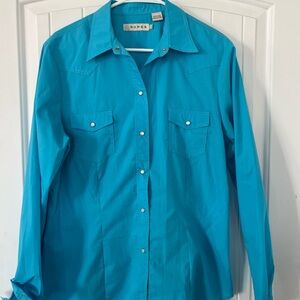 Roper Blue Button-Up Shirt